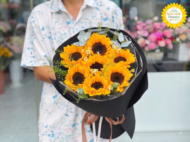 Bó hoa hướng dương sang trọng giá chỉ 399k