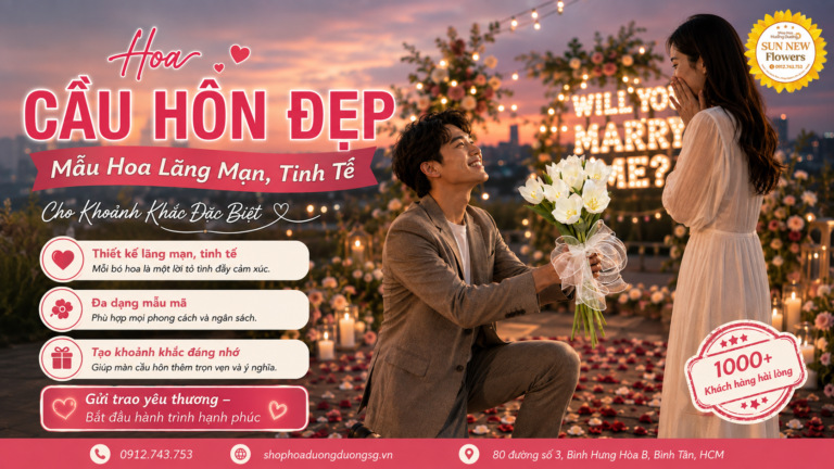 Hoa Cầu Hôn Đẹp – Mẫu Hoa Lãng Mạn, Tinh Tế