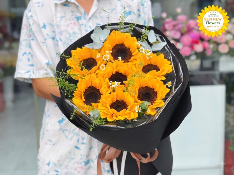 Hoa hướng dương tặng khai giảng