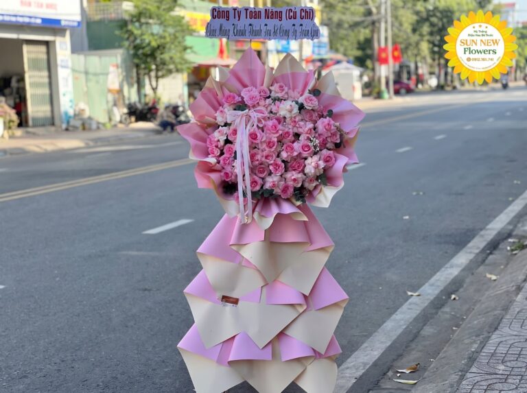 Kệ hoa sự kiện hiện đại, tinh tế