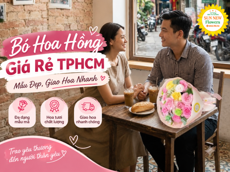 Bó Hoa Hồng Giá Rẻ TPHCM – Mẫu Đẹp, Giao Hoa Nhanh