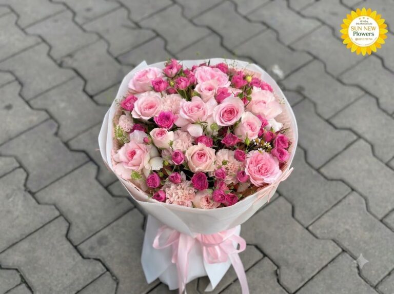 Bó hoa hồng 50 bông giá rẻ