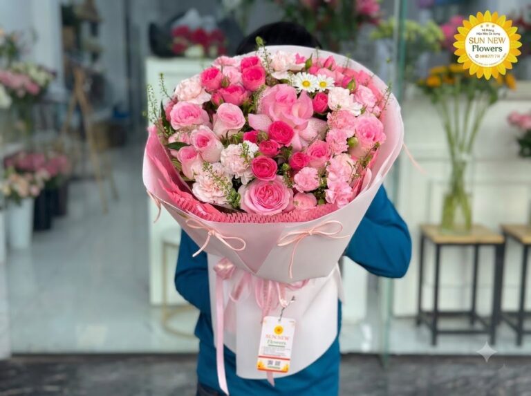Bó hoa hồng sinh nhật giá rẻ tặng sinh nhật
