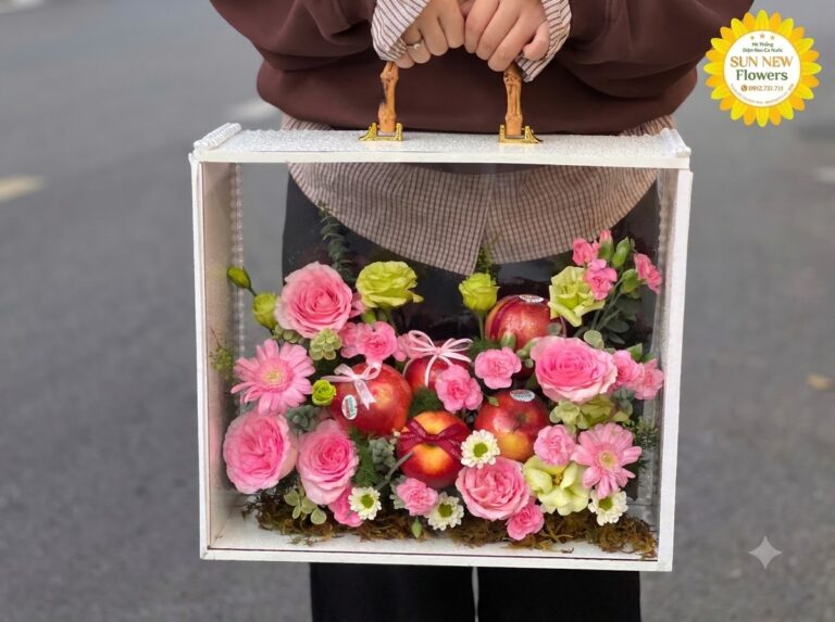 Hộp hoa sang trọng cho doanh nghiệp