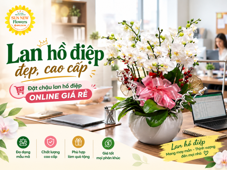 Lan hồ điệp đẹp, cao cấp - Đặt chậu lan hồ điệp online giá rẻ