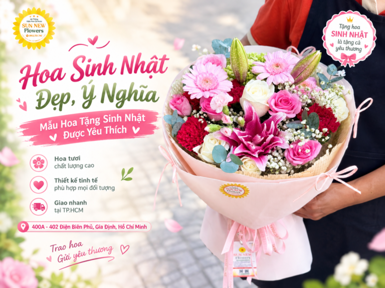 Hoa Sinh Nhật Đẹp, Ý Nghĩa – Mẫu Hoa Tặng Sinh Nhật Được Yêu Thích